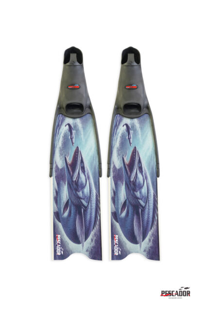 PESCADOR SUB 100% CARBON FINS 3D SEABASS 1 PAIR