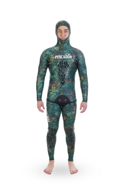 PESCADOR SUB FIRE GREEN   WETSUIT 1,5 MM REGULAR
